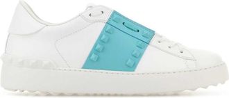 Valentino Garavani White Color Block Sneakers