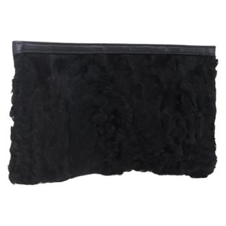 Loewe Pre-owned Clutches, female, Black, Size: ONE SIZE Pre-owned Leather Pouch