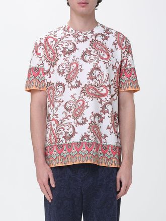 Etro T-shirt girocollo Etro in cotone con stampa Paisley