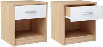 OEM Mesita De Noche 1s White-sonoma C&oacute;moda