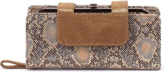 Hobo Womens Nancy-Continental Wallet In Animal Print