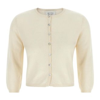 Be You 3080 Cardigan - female - Be You - Cardigans - Beige - S - Knitwear