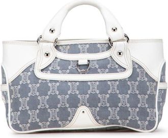 Celine Pre-owned Celine Macadam Denim Boogie Handbag Ladies SC-ST-1026