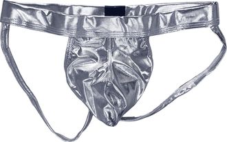 Generic Mens Mesh Jock Strap Bridal Bachelorette Party Breathable Underpants Low Rise Thongs Body Building Support Underwear For Comfortable Daily Wear Silver