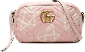 Gucci Pre-owned Gucci Small GG Marmont Matelasse Calfskin Gucci Ghost Crossbody Ladies NZCVGF4PMS2UA03O