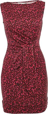 Diane Von Fürstenberg lips-print ruched mini dress - Red