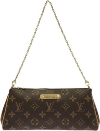 Louis Vuitton Pre-owned Pochette Schoudertas - Dames - Vintage Clutch - Bruin - ONE Size - Vintage