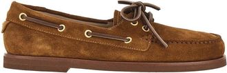 Gianvito Rossi Vand&eacute;e suede boat shoes Woman 37+