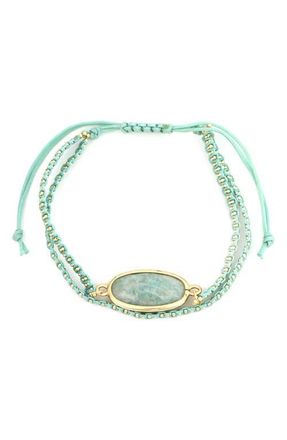 Panacea Amazonite Slider Bracelet in Green at Nordstrom