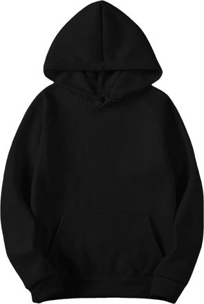 Generic Womens Slim Fit Pullover Hoodies Sweatshirts Long Sleeve Hooded Sweatshirt Lightweight Soft Breathable Hoodies For Men UK Solid Spring Fall Sport Pull