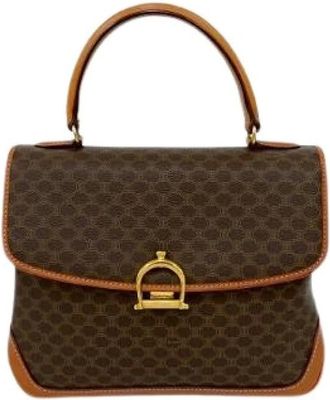 Celine Pre-owned Handbags, female, Brown, Size: ONE SIZE Pre-owned Vintage Handbag