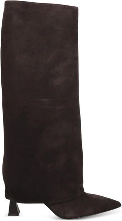 Sergio Levantesi Slouch suède laarzen - Bruin