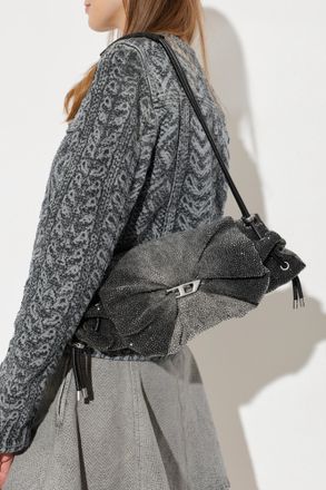 Diesel SCRUNCH-D SHOULDER S Bag, Womens, Grey