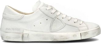 Philippe Model Low Prsx Total White Sneakers