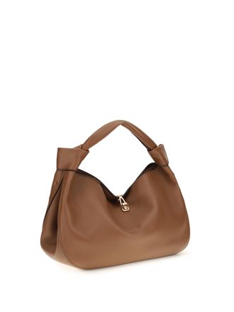 Gabriela Hearst Womens Antonia Mini Handbag Cognac Lamb Ovis Aries Handbags Hand Bags