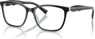 Tiffany & Co. 54mm Square optical glasses in Black at Nordstrom