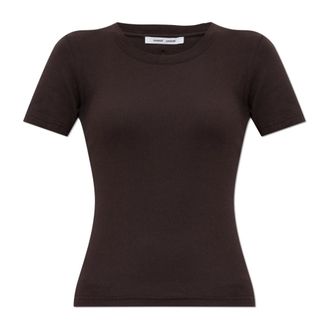 Sams&oslash;e & Sams&oslash;e T-Shirts, female, Brown, Size: XS Saalexis Top