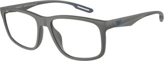 Emporio Armani Vista Zonnebril - unisex - Brillen - Grijs - 56 MM - Accessoires