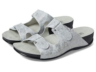 SAS Seaside Womens Sandals Plata : 10.5 M - Medium (B), Leather