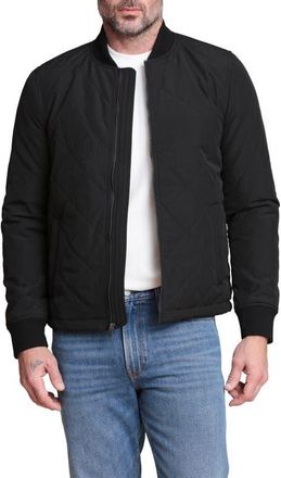 Bagatelle Quilted Bomber Jacket in Black at Nordstrom, Size X-Large