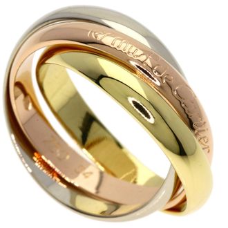 Cartier Yellow Gold (18K) Pink Gold (18K) White Gold (18K) Band Ring (Pre-Owned)