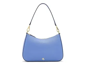 Lauren Ralph Lauren Crosshatch Leather Medium Danni Bag Shoulder Womens Handbags Carson Blue