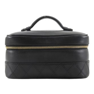 Chanel Black Leather Pouch (Pre-Owned)