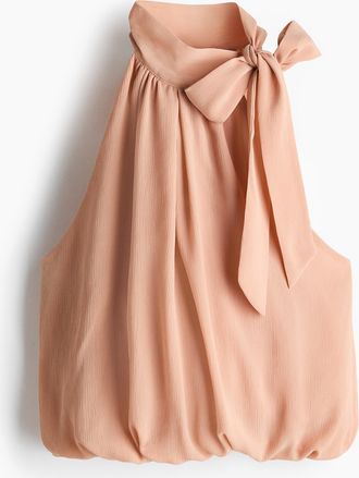 H&M Top mit Ballonsaum - Orange