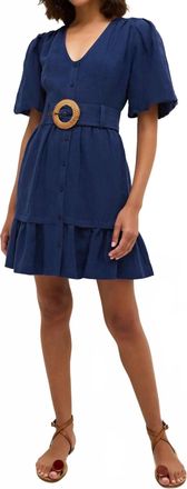 Marie Oliver Gwyneth Dress In Navy