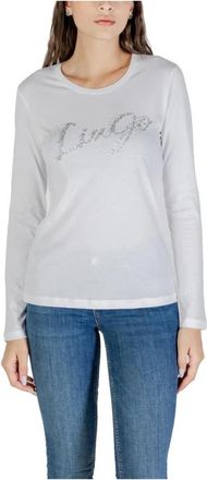 Liu Jo Stijlvolle Longsleeve Gebreide Top - Dames - Longsleeves - Wit - M - Tops