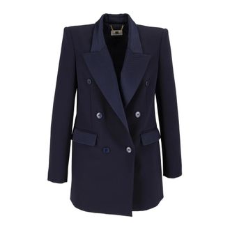 Elisabetta Franchi Giacca - Dames - Jassen - Blauw - Maat: S