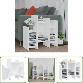 vidaXL Tavolino da divano - Mobile Bianco 60x26x60 cm in Legno Multistrato