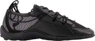 Sams&oslash;e & Sams&oslash;e Saastra Mesh Sneakers - Dames - Sneakers - Zwart - 38 EU - Leer - Schoenen