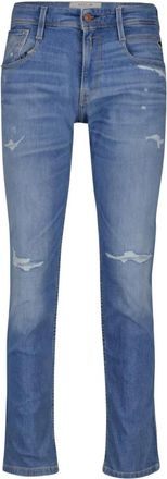 Replay Jeans, Heren, Blauw, W32 L36, Slim-fit Jeans