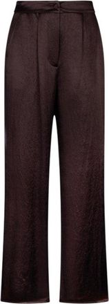 Liu Jo Satin Elastic Waist Wide Trousers