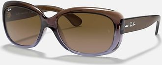Ray-Ban Womens Jackie Ohh Sunglasses In Polished Brown