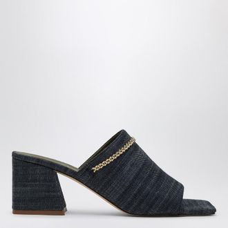 MARIA LUCA Messalina blue denim sandals