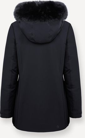 Colmar Womens Parka 3-Layer With Faux-Fur Hood Black Main Fabric: Polyamide Puffer Jackets