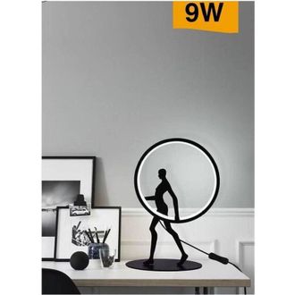 Trade Shop Trade Shop Traesio - Trade Shop - Lampada Da Tavolo 9w Scultura Corpo Uomo a Led Lume Luce 3000k 4000k 6500k D02-n