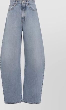 Alaia high-rise wide-leg denim jeans