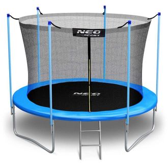 OEM Cama El&aacute;stica De Jard&iacute;n De 252 Cm Con Red Interior Y Escalera Neo-sport