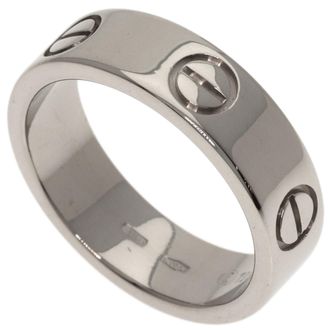 Cartier White Gold White Gold (18K) Band Ring (Pre-Owned)
