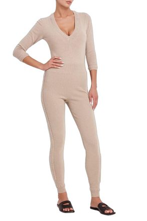 La Perla Wool-Cashmere Leggings - Beige