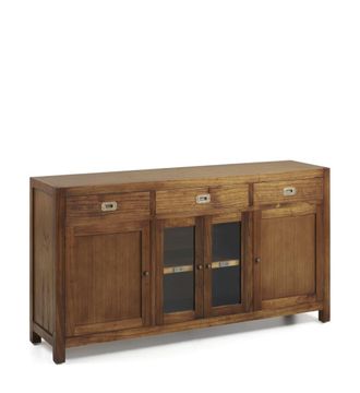 Moycor Bufet de madera de mindi marr&oacute;n anch. 160 cm