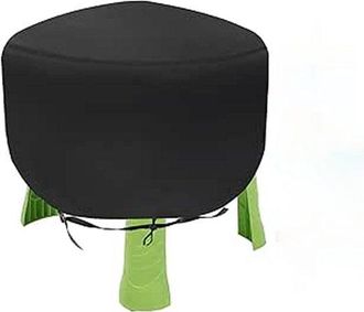 OEM Funda Mesa Juegos Acu&aacute;ticos, Resistente Polvo, Lluvia Sol, Exterior Uv, Impermeable Juguetes Exterior, Negra, 420d: Di&aacute;metro 86 Cm Altura 46 Cm