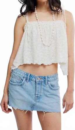 Free People Womens Briana Tank Top In White