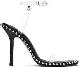 Alexander Wang Logo Fitted Hat - Dames - Sandalen met hakken - Wit - 38 EU - Schoenen