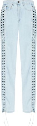 Rotate Jeans con lacci - Blu