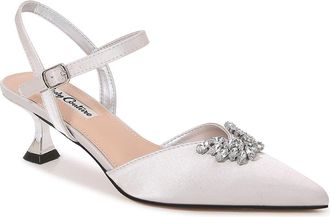 Lady Couture Classy Pointed Toe Pump in Silver at Nordstrom Rack, Size 13