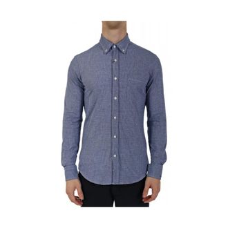 Paul & Shark G32 Shirt - Heren - Casual Overhemden - Blauw - M - Overhemden